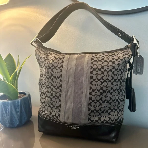 Coach Legacy Stripe Duffle Bag - Picture 1 of 16